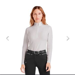 Horse Pilot Suntech White Long Sleeve Women's Top size Medium